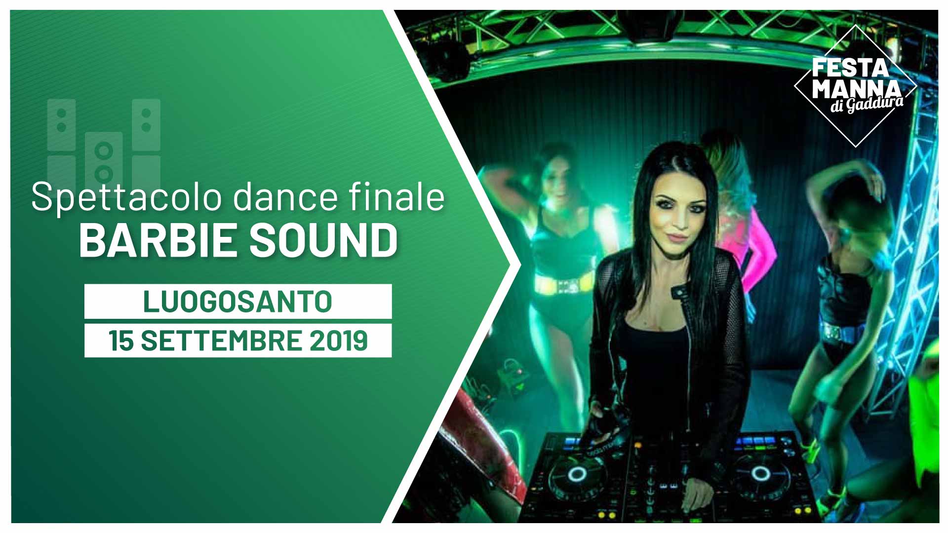 Espectáculo de baile Barbie Sound | Festa Manna di Gaddura 2019