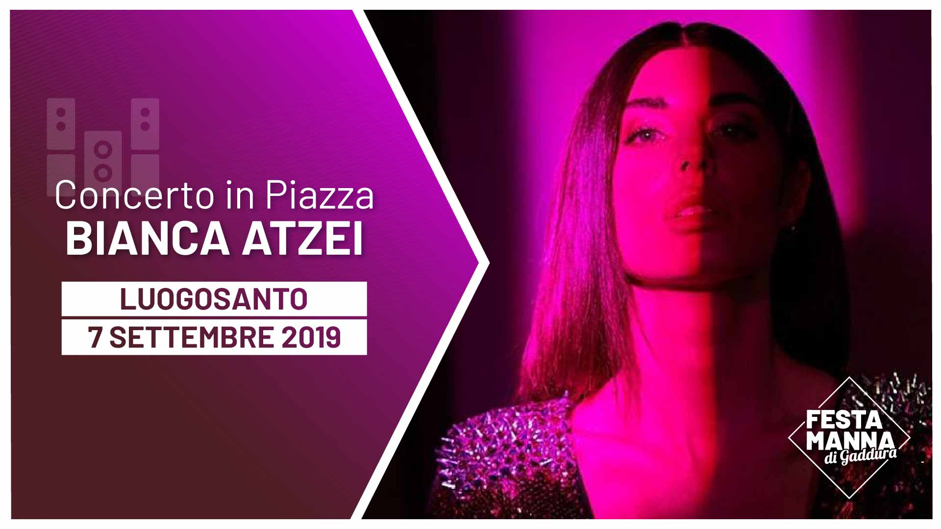 Bianca Atzei | Festa Manna di Gaddura 2019