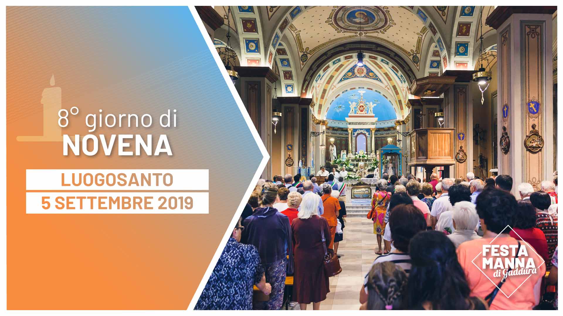 Eighth day of the novena | Festa Manna di Gaddura 2019