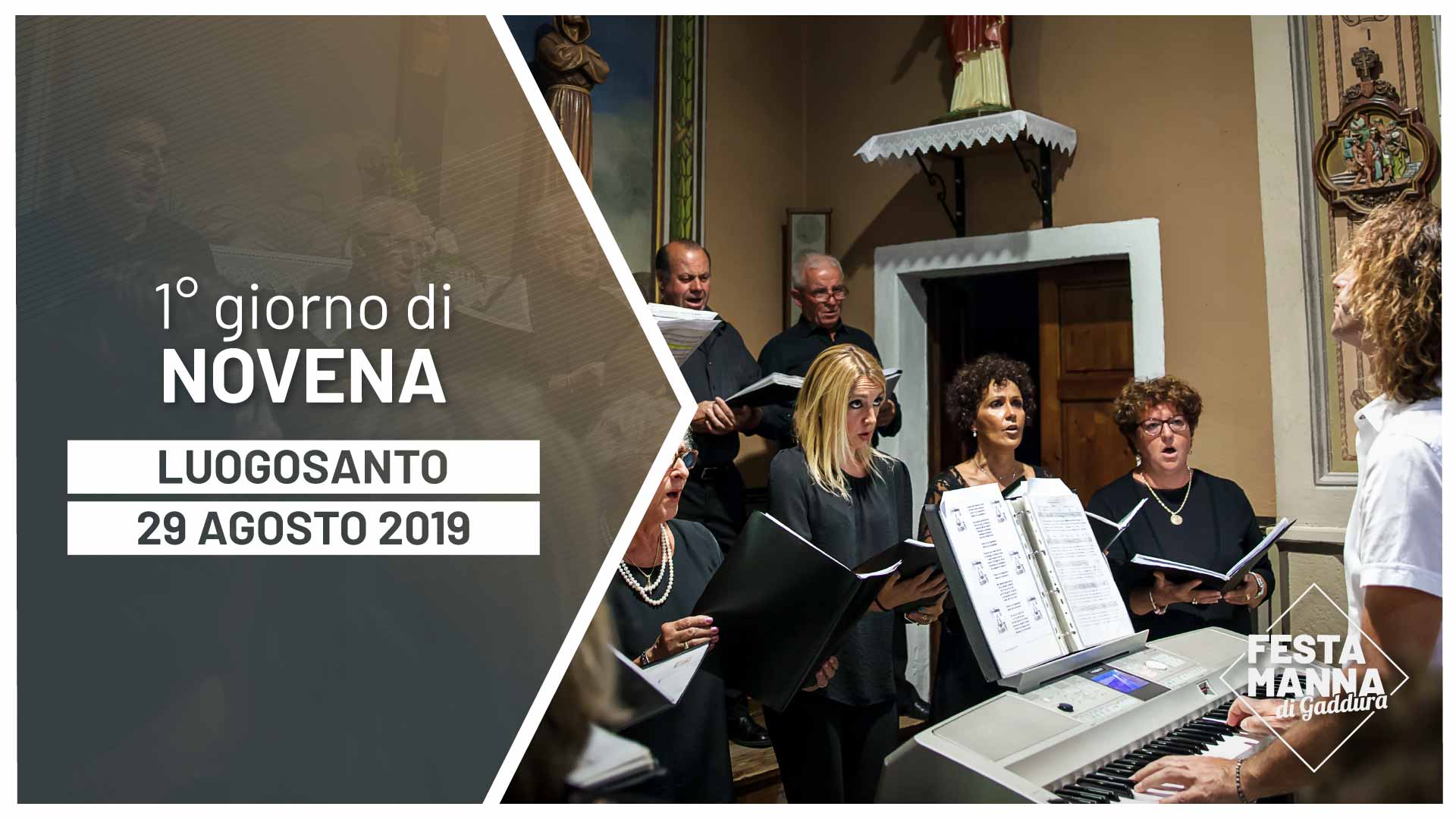 First day of the novena | Festa Manna di Gaddura 2019